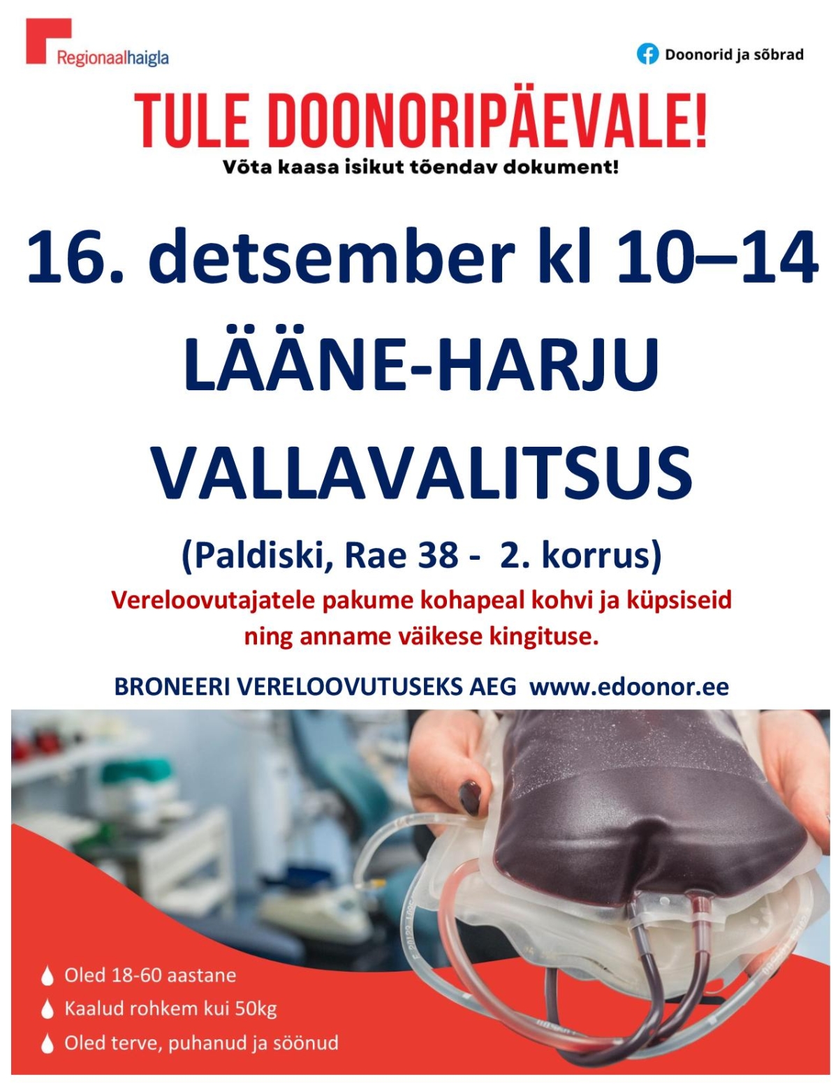 Doonoripäev 16. detsmber 2025 EST