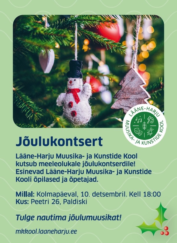 Jõulukontsert (Lääne-Harju Muusika- ja Kunstide Kool)