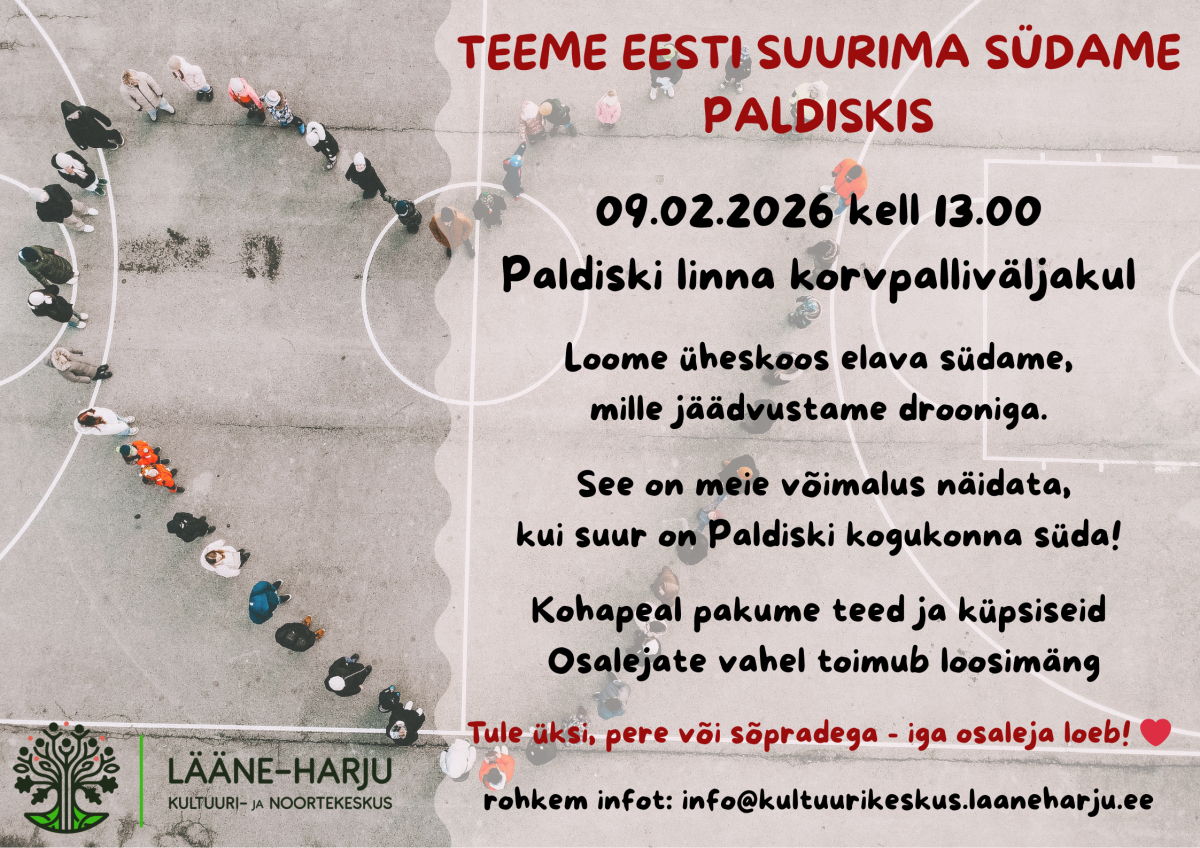 Eesti Suurim Süda Paldiskis üritus