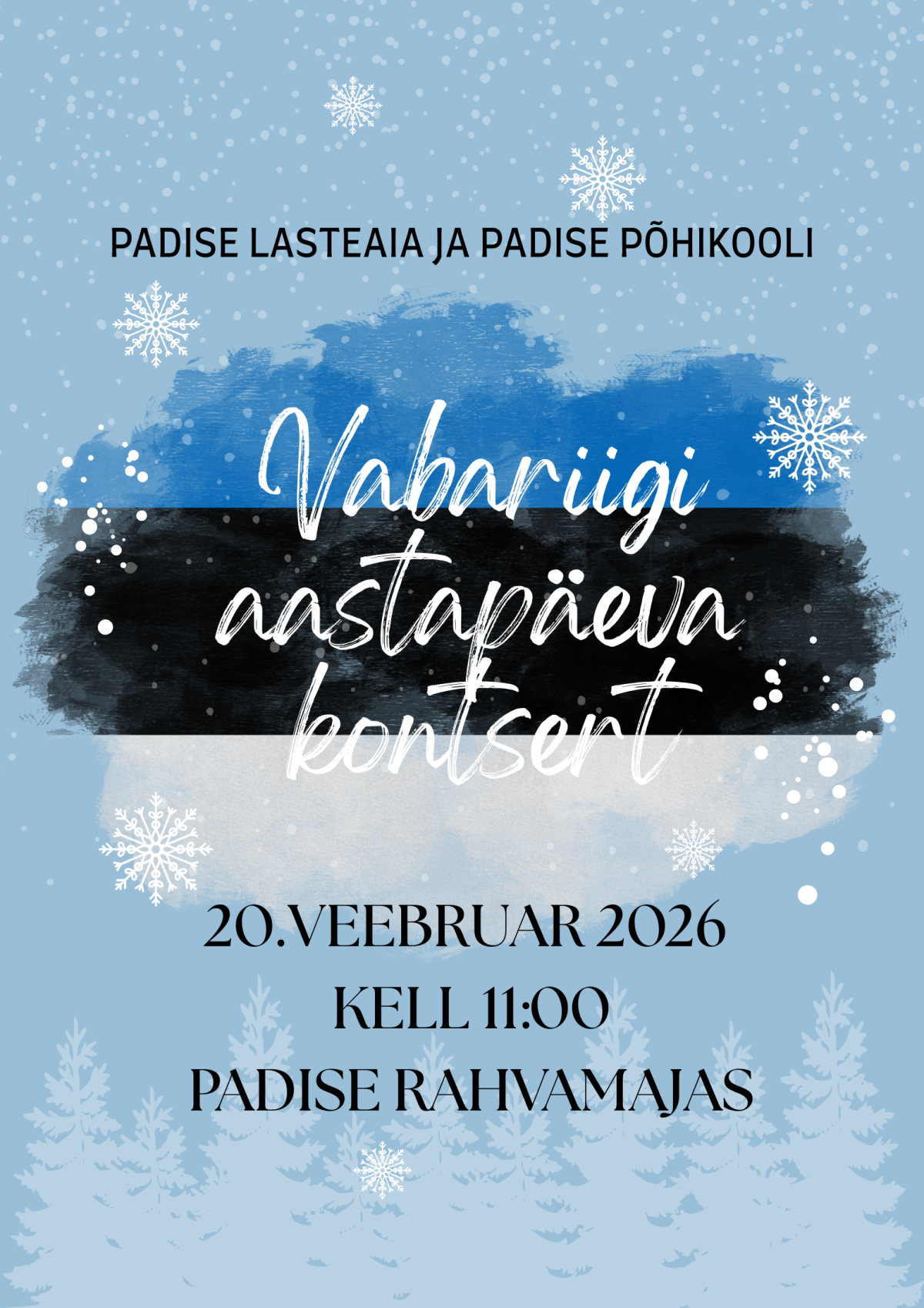 Vabariigi aastapäeva üritus Padisel 