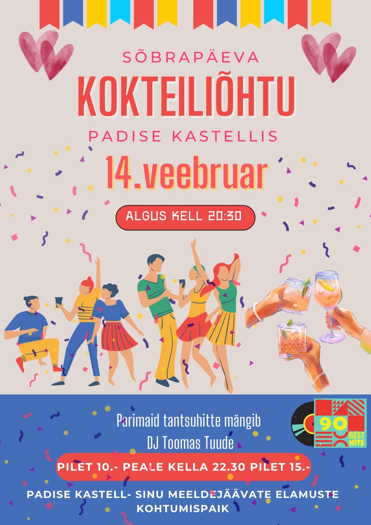 Padise Kastelli kokteiliõhtu