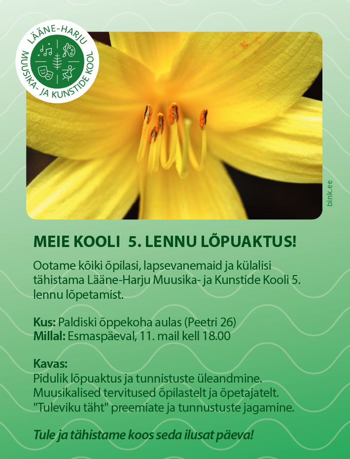 Lääne-Harju muusika- ja kunstide kooli lõpuaktus