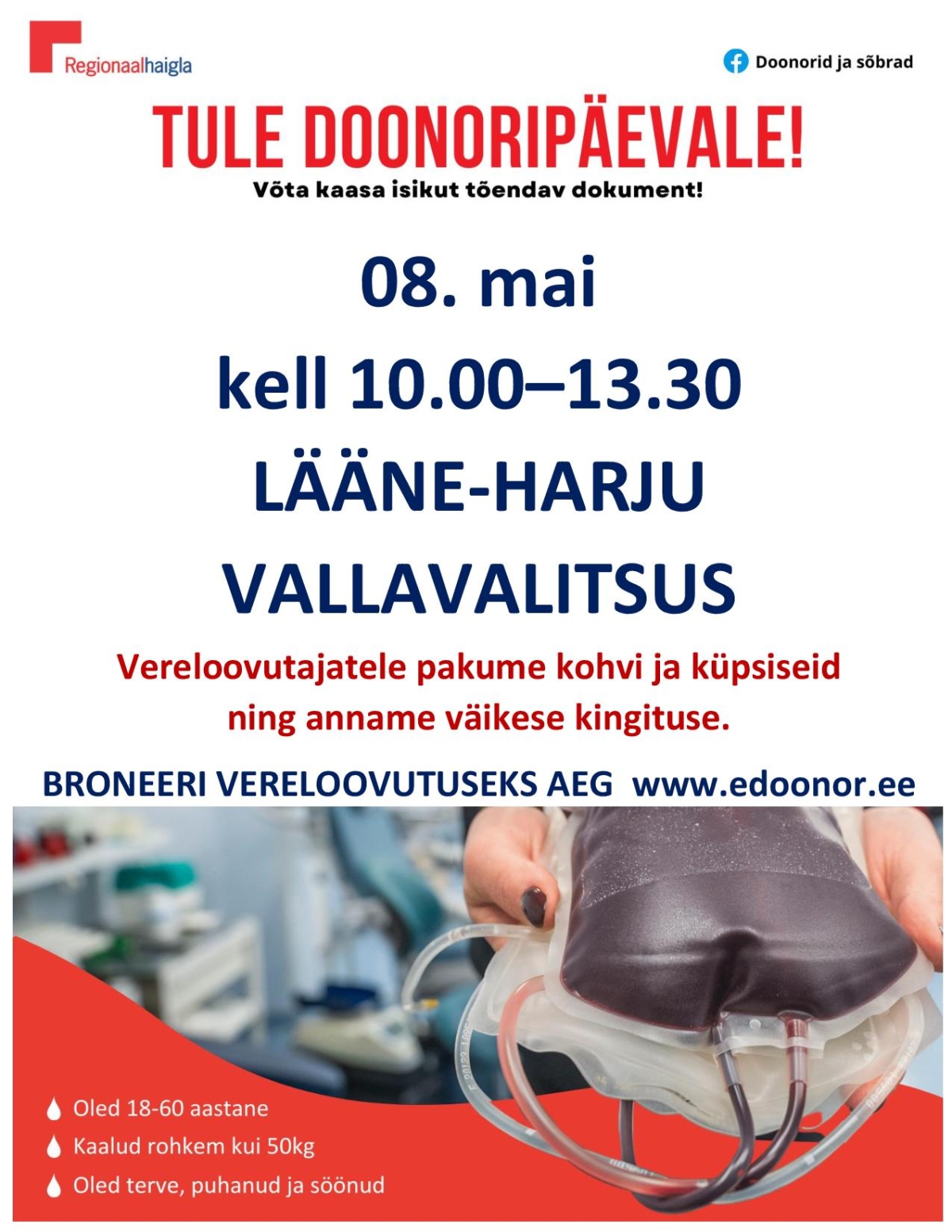 Doonoripäeva plakat