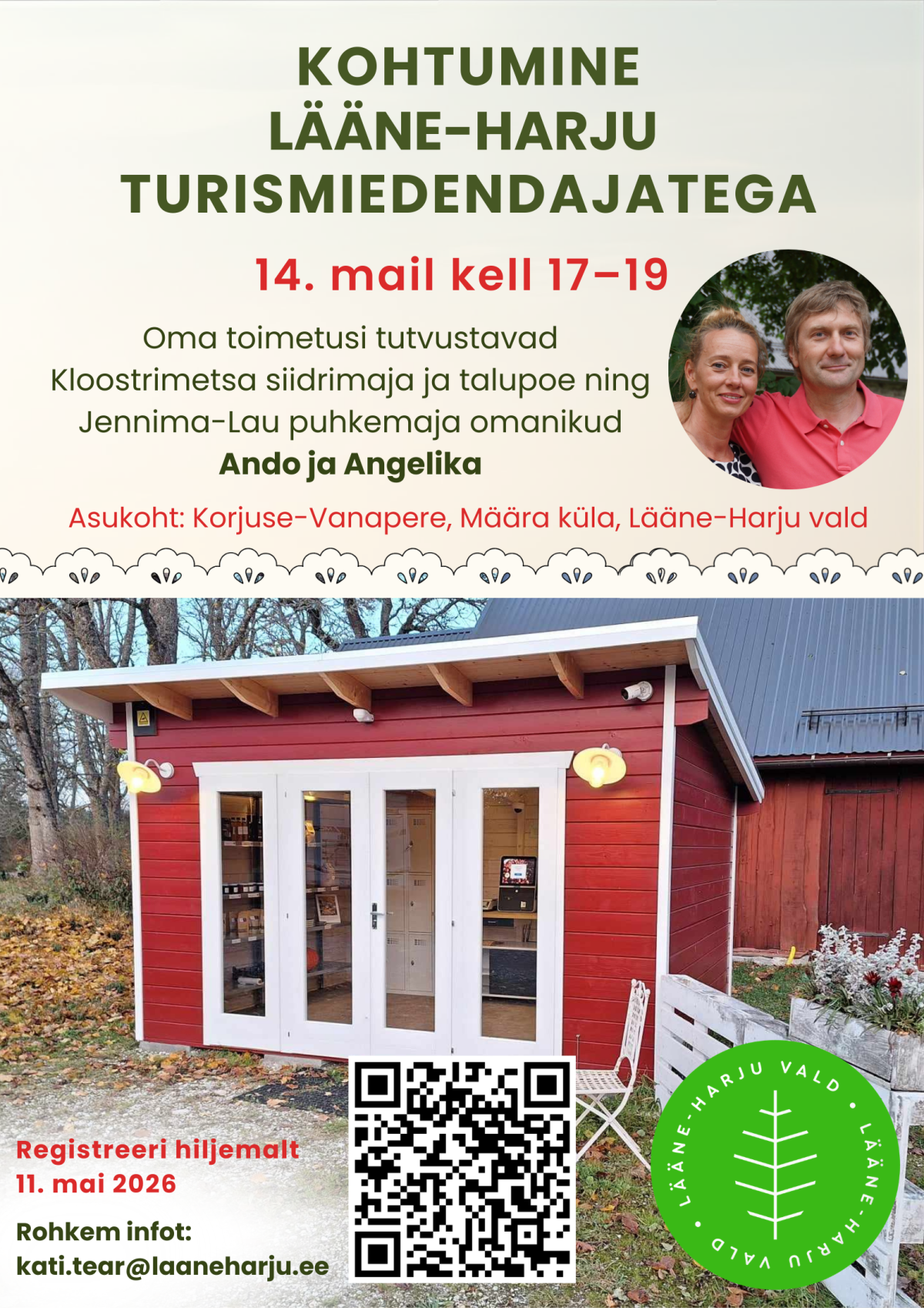Kohtumine turismiedendajatega plakat