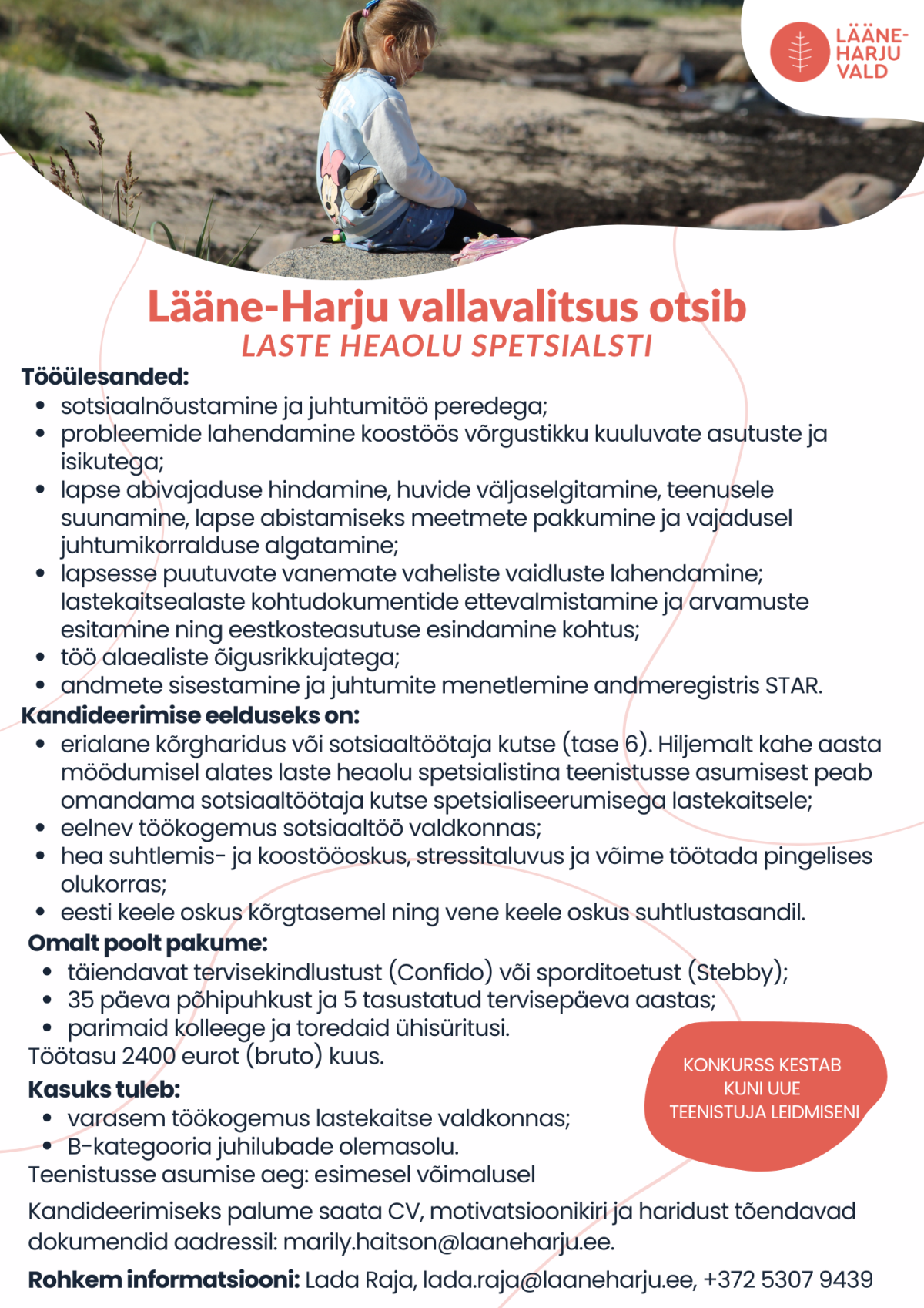 Laste heaolu spetsialist 2026