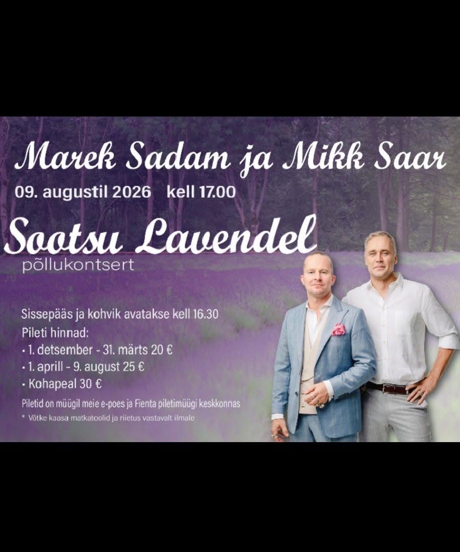 ürituse plakat